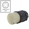 Ac Works Locking Connector, L16-20R, 20 A, 480V AC, Three Phase, Black ASL1620R-BK - alternate 5